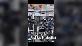 Fully Automatically Colostomy Bags Production Line Automatic Medical Bags Making Machine