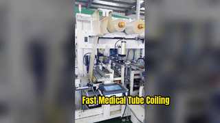 Equipamento automático das máquinas de enrolamento e de flambagem do fio de guia para o tubo médico