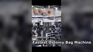 Colostomy bag making machine high speed ostomy bag production line