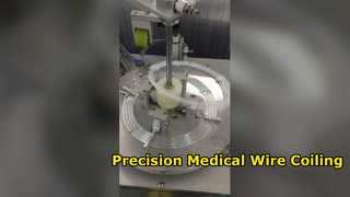 manual coiling machine for medical guide wire