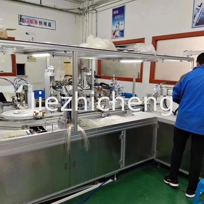 Omron Cannula Manufacturing Machine PLC Controlled Extension Tube Assembly Equipment