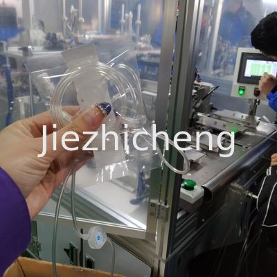 9S Out Two Pieces Extension Tube Disposable Cannula Manufacturing Machine Smooth Welding With Automatic Counting Function
