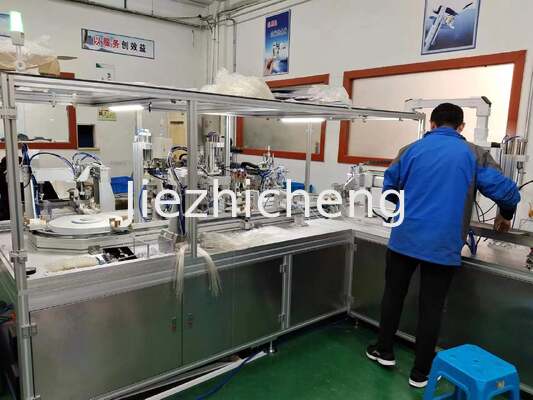 Extension Tube Automatic Assembly Machine With Vision Inspection Custom Medical Tubing Assembly Machine WYG001