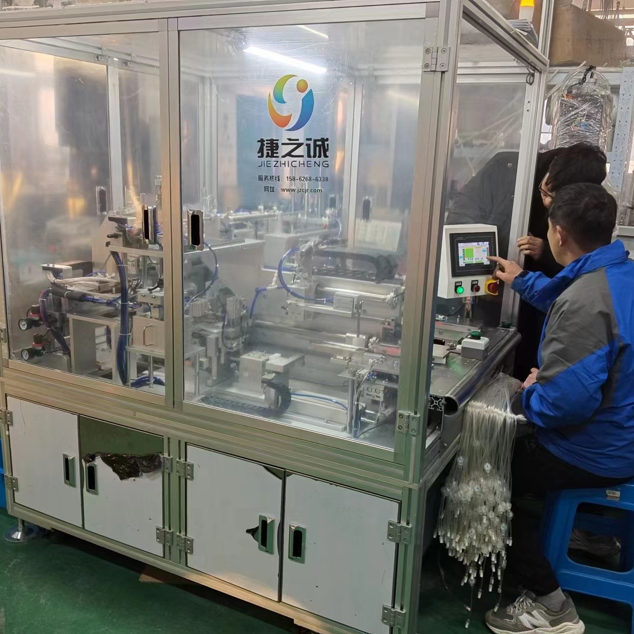 Automatic Medical Extension Pipe Bagging Equipment For 3-4mm Diameter ...